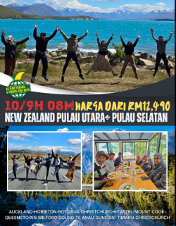 New Zealand Pulau Utara dan Selatan