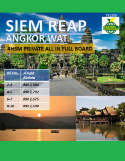 Siem Reap Angkor Wat 4H3M