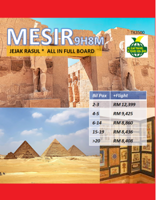 Private Mesir Jejak Rasul 9H8M