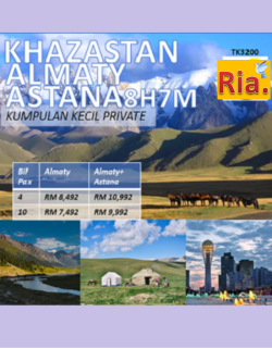 private khazastan almaty 6h5m optional astana 3h2m
