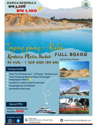 Tanjung Pinang Bintan 3H2M