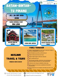 BATAM BINTAN TG. PINANG 4H3M