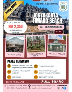 JOGYAKARTA- TIMANG BEACH 4H3M