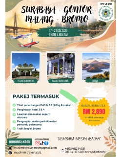 SURABAYA GONTOR MALANG BROMO 5H4M
