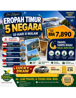 EROPAH TIMUR 5 NEGARA 10H8M