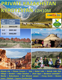 Private Kazakhstan Kyrgyzstan 12H10M All-In Full Board
